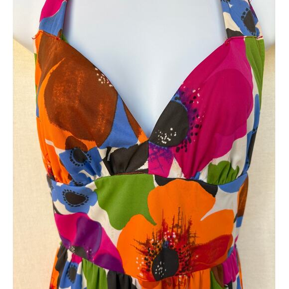 Vintage Union Made "Perfection Fit by Roxanne" Halter Maxi Dress S/M pls read! - Picture 3 of 16